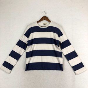 Show Me Your MuMu Navy and White Striped Sweater